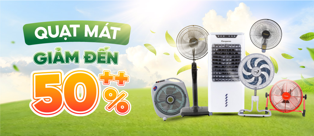 Quạt mát giảm giá xả kho